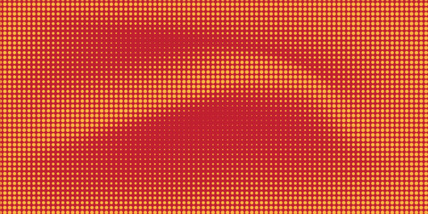 creative halftone orange color pattern gradient texture with technology digital background.creative