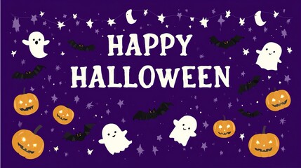 Fototapeta premium Adorable Kids Dressed in Cute Costumes Gather Around Glowing Pumpkin Lanterns on a Cozy Halloween Night, Laughing and Sharing Sweet Treats—Capturing Warm, Whimsical Moments of Childhood Joy Under the 