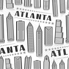 Vector Atlanta Seamless Pattern
