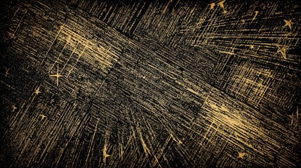 Luxurious Black and Gold Christmas Tree Background: Exuding Elegant Festive Atmosphere, Perfect for Holiday Cards, Festive Decorations, Social Media Posts, and High-End Christmas-Themed Design Project