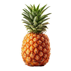 Fototapeta premium Fresh pineapple on a white background