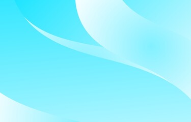 Blue abstract background with soft waves and modern design