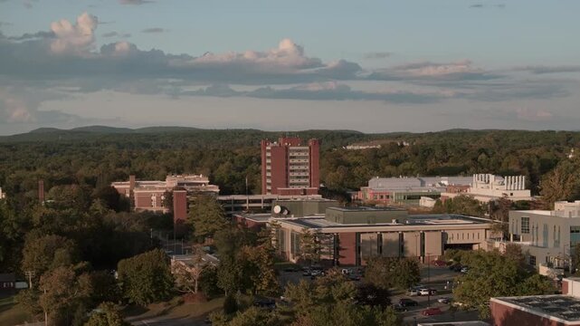 SUNY New Paltz on an autumn afternoon