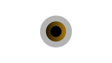 Minimalist Concentric Circles Icon Resembling an Eye or Bullseye Target