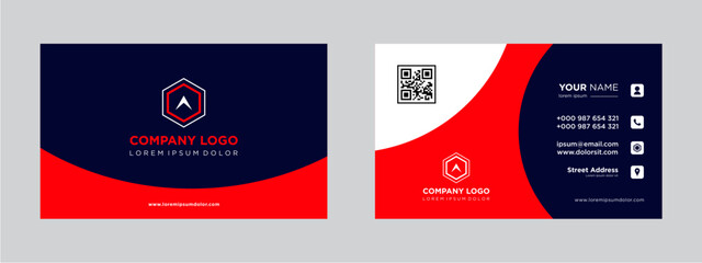 Modern business card design template