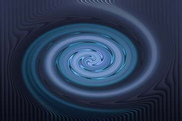 Elegant curved lines in blue tones forming modern abstract flowing wave pattern