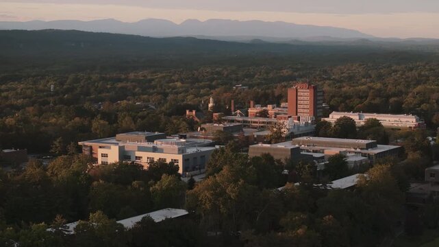 SUNY New Paltz on an autumn day
