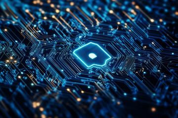 Cyber security network technology, privacy data protection concept