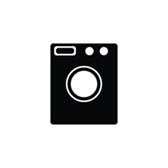 Washing Machine Vector Icon Laundry Appliance Home Illustration