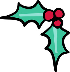 Illustration of Holly Berries