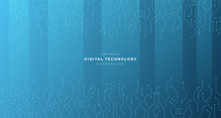 Blue abstract technology background. business technology communication. Hi tech digital connection. high tech. science. modern technology business concept. futuristic background. vector illustration