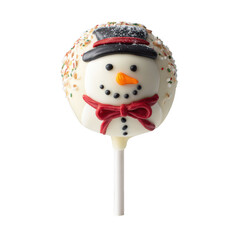Festive Snowman Cake Pop