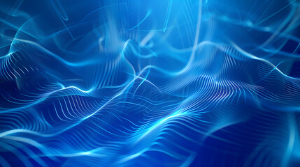 Abstract blue wave patterns