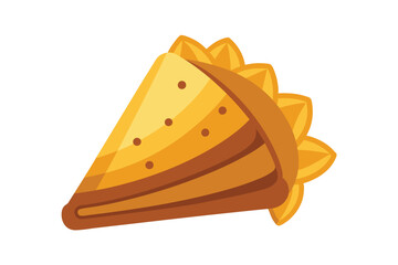 3d crepes vector illustration isolated on white background