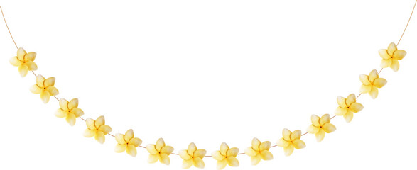 Plumeria Flower Lei Decoration