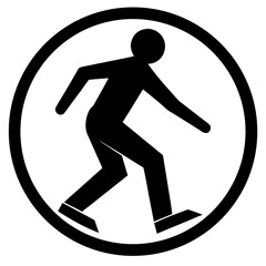 running track icon