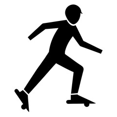 running man silhouette