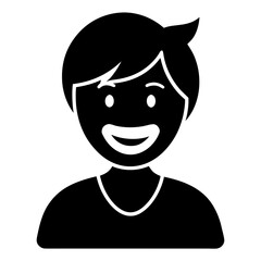 boy with mustache