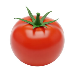 Red Tomato Isolated Transparent Background. Fresh Ripe Juicy Ingredient Cooking Culinary Recipe Salad Sauce Soup Ketchup Healthy