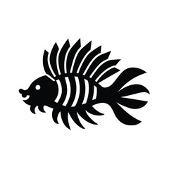 Lionfish Icon Vector Illustration
