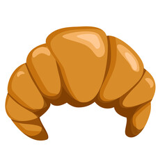Golden Brown Croissant Pastry Isolated on Transparent Background Perfect for Breakfast and Baking Themes