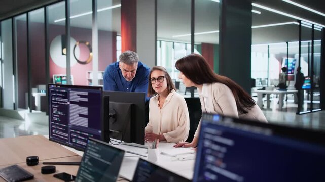 Coding Team Works Together