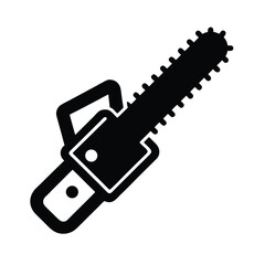 Chainsaw Icon Vector Illustration