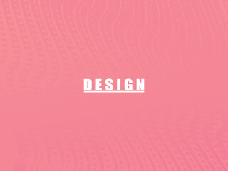 Abstract vector with pattern of wavy lines and repeating geometric shapes in pink red gradient, creating a dynamic and modern effect suitable for contemporary backgrounds, posters or graphic designs.