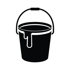 Paint Bucket Icon Vector Illustration
