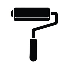 Paint Roller Icon Vector Illustration