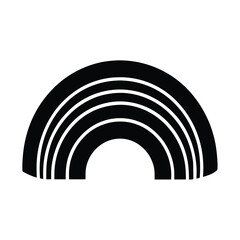 Rainbow Icon Vector Illustration