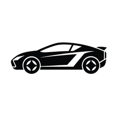 Sports Car Icon Vector Illustration