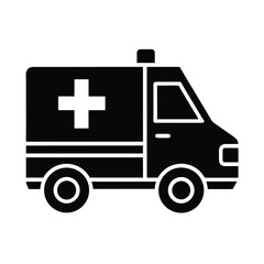 Ambulance Icon Vector Illustration