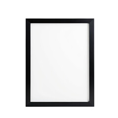 Black framed blank white surface against a solid dark background