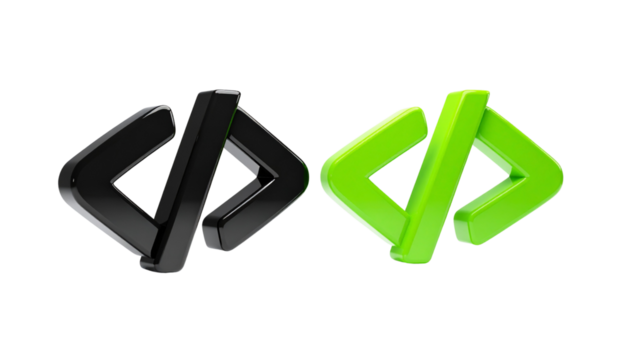 Programming Icon Set – isolated on transparent background