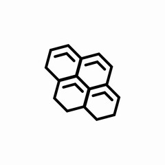 natural honeycomb cells icon sign vector