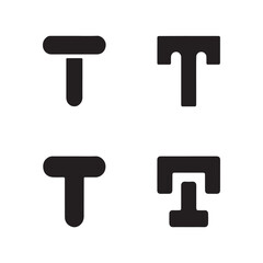 T Square Office Stationery Icons