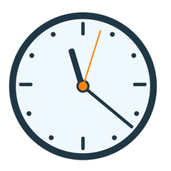 wall clock vector illustration