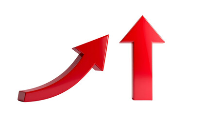 Business Growth Arrows Set &ndash; isolated on transparent background