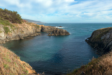 Sea Ranch is noted for its distinctive architecture, which consists of simple timber-frame structures clad in wooden siding or shingles.