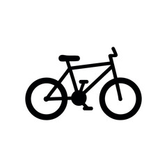 Fototapeta premium Bicycle icon isolated on white background