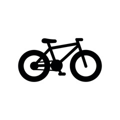 Fototapeta premium Bicycle icon isolated on white background