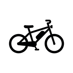 Fototapeta premium Bicycle icon isolated on white background