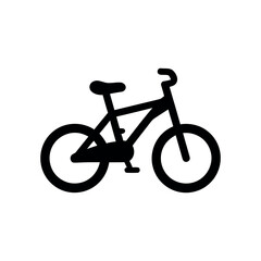 Fototapeta premium Bicycle icon isolated on white background