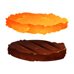 Deliciously Grilled Beef Patty Topped With Crispy Fried Golden Breadcrumbs - A Culinary Delight