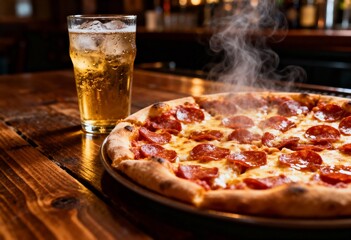 Pizza and Beer Classic Bar Delight