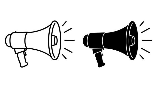 Silhouette of a standing dog for pet care or veterinary services