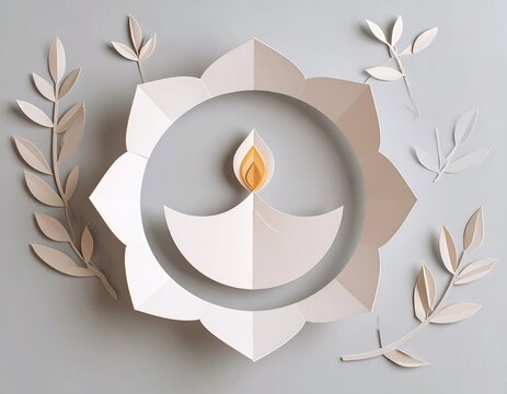 Cutting Paper Craft for Diwali Decoration