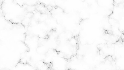 White Marble Texture Background with Soft Gray Veins