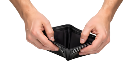 Empty Wallet Poverty Financial Crisis Bankruptcy Recession Loss Jobless Concept